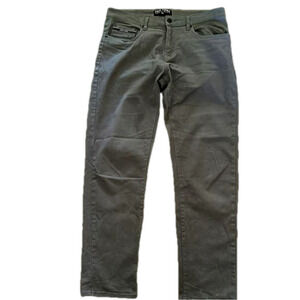 Zoo York W36/31 grey cotton/spandex zip up  pants